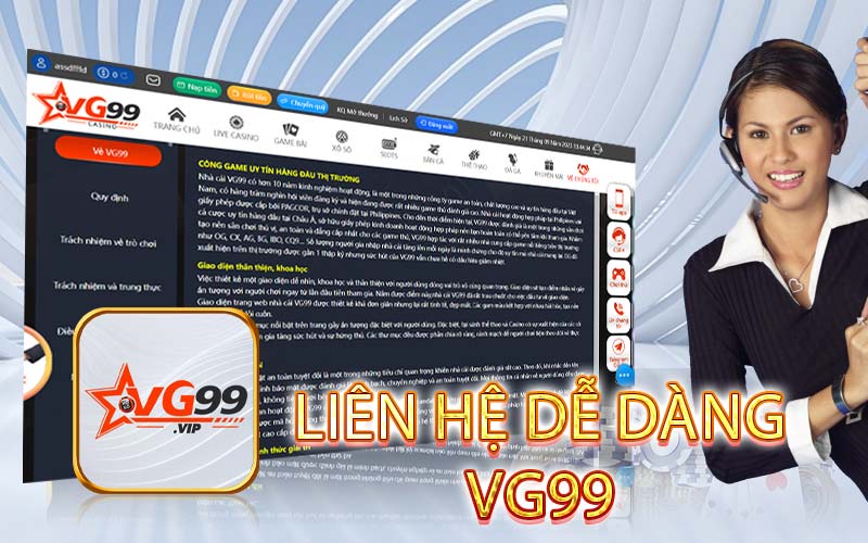 LIÊN HỆ DỄ DÀNG VG99