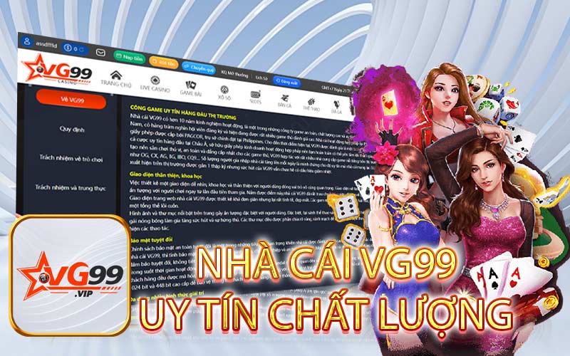 NHÀ CÁI VG99 UY TÍN CHẤT LƯỢNG